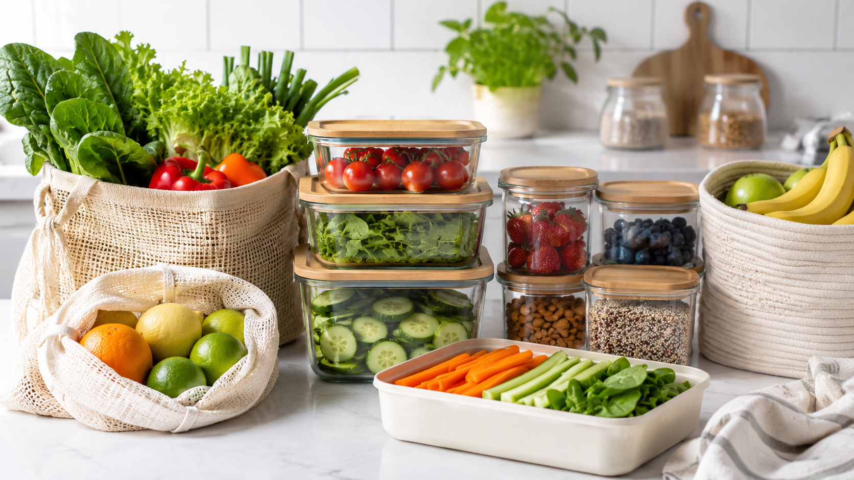 How to Store Fresh Fruits and Vegetables for Longer